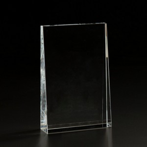 3D Crystal Wedge Small Award