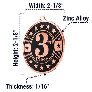 3rd Place Simucast Medallions