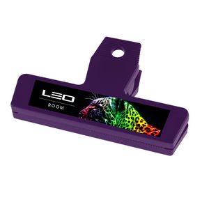 4" Chip Bag Clip With Digital Imprint
