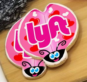 4" Lady Bug Logo Sugar Cookie