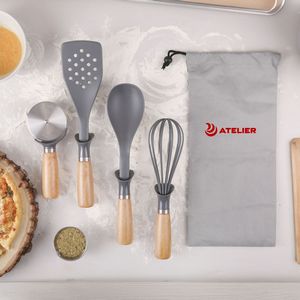 4 Pc. reGen Beechwood Utensil Set