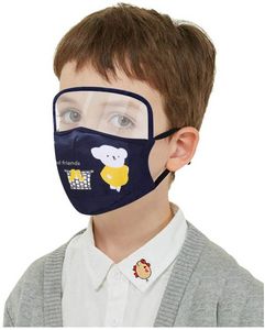 4 Ply Customized Eye Goggles Face Mask w/ Carbon Filter - Youth