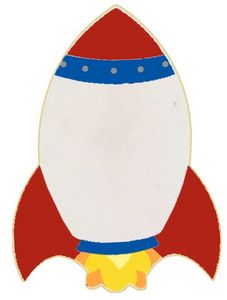 4" Rocket Logo Sugar Cookie