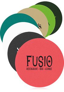 4" Round Foam Bud Coasters