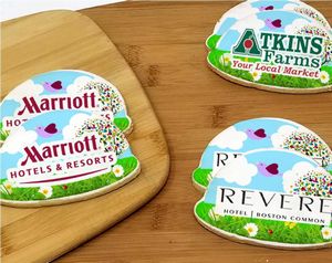 4" Spring Scene Logo Sugar Cookie