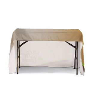 4' Table Cover w/ Open Back in Full Color Overall