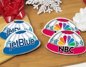4" Winter Hat Logo Sugar Cookie