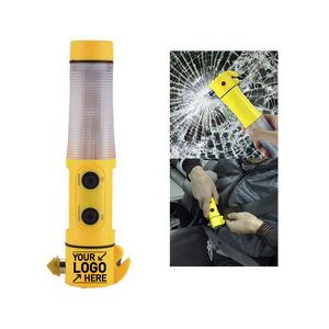 4-in-1 Car Emergency Escape Safety Hammer Essential Safety Tool