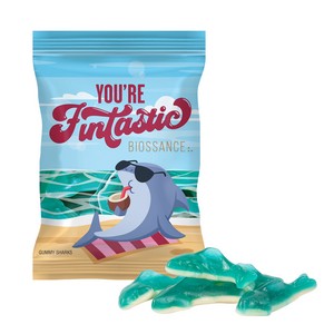 4 oz. Full Color Digibagâ„¢ with Gummy Sharks