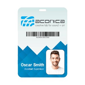 4.25 X 6 Plastic Identification Badge