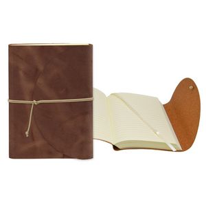 4.75" x 6.75" Leather Perfect Flap Book Bound Journal