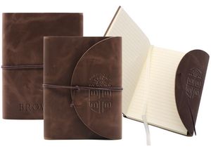 4.75" x 6.75" Leather Perfect Flap Book Bound Journal