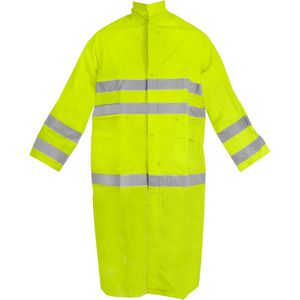 49" Waterproof Trench Coat with Reflective Stripes