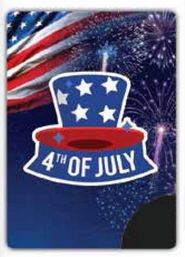 4th of July Theme Poker Size Playing Cards