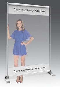 4'x8' Pegasus Banner Shield Unprinted Scrim