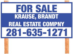 4'x8' UV Digitally Printed 10mm Coroplastâ„¢ Sign (2 Sides)