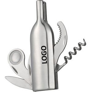 5 Function Wine Bottle Shaped Opener