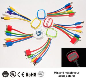 5-In-1 Mobile Usb Charging Cable - Led