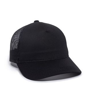 5 Panel Cap w/Mesh Back & Snap Closure