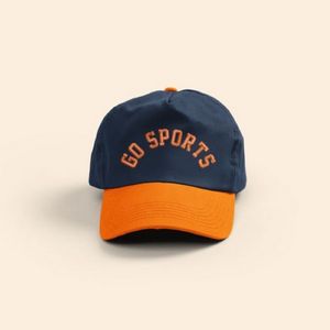 5-Panel Hat - Curved Brim - Unstructured - Cotton Twill