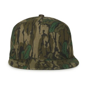 5-Panel High Crown Solid Back Cap