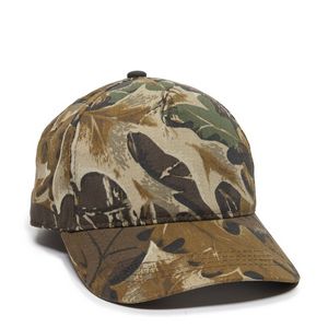 5 Panel Structured Camo Cap