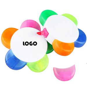 5 in 1 flower Shape Pleochroic Highlighter
