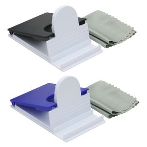 5" x 5" Microfiber Cloth with Phone Holder