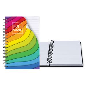 5.25" x 8.25" Full Color Value Spiral Journal