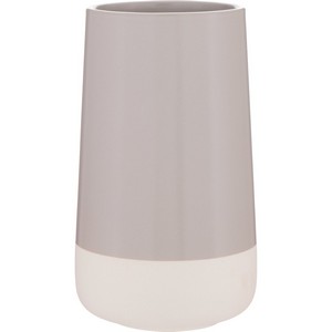 55 oz Calyx Ceramic Vase (Light Gray)
