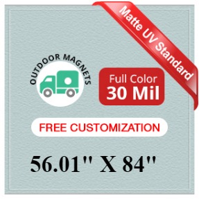 56.01 to 84 Square Inches Outdoor Magnets - 30 Mil