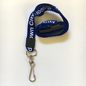 5/8" Breakaway Silk Screen Lanyard