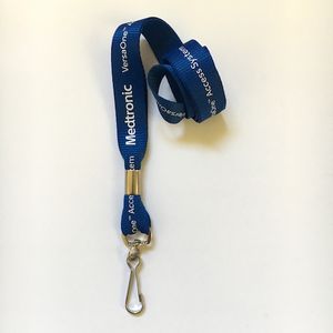 5/8" Non Breakaway Silk Screen Lanyard