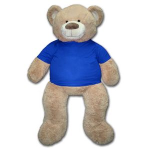 59" Stuffed Beige Bear
