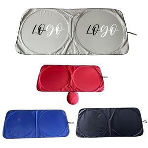 59" x 27.6" Car Windshield Sun Shade-Imprint:Full color 2 location
