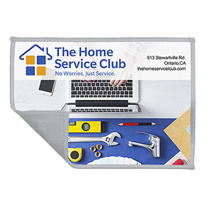 5"x 7" "Toucan R" 2-in-1 Full-Color Sublimation Microfiber Cleaning Cloth & Towel