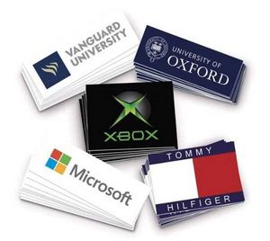 5"x2" Custom Rectangle Sticker (High Quantity)