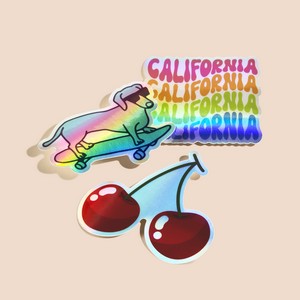5"x5" Custom Holographic Stickers