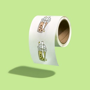5"x5" Custom Sticker Roll (High Quantity)