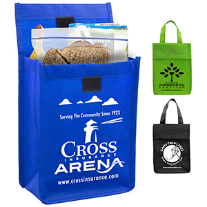 6-1/2"W x 9"H x 3 Â½"Gusset - "BAG-IT" Value Priced Lightweight Lunch Tote Bag