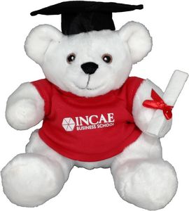 6" Bear With Graduation Cap