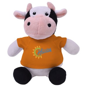 6" Eco Mini Me Casey Cow Plush
