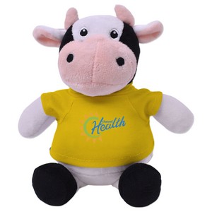 6" Eco Mini Me Casey Cow Plush