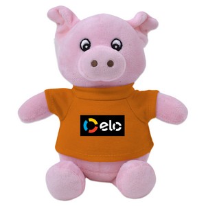 6" Eco Mini Me Parker Pig Plush
