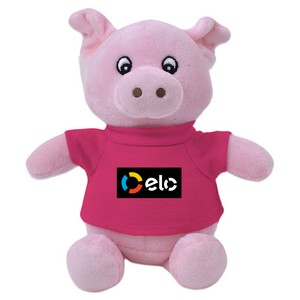 6" Eco Mini Me Parker Pig Plush