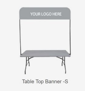 6' Full Color Table Top Banner - Small