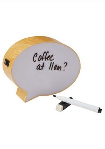 6" Light-Up Mini Speech Bubble Message Board