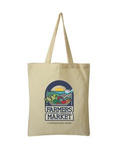 6 Oz Cotton Open Tote