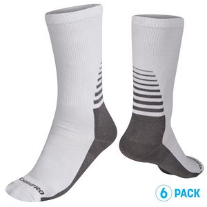 6-Pack Rival Crew Sock - Stock