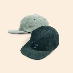 6-Panel Hat - Flat Brim - Unstructured - Corduroy